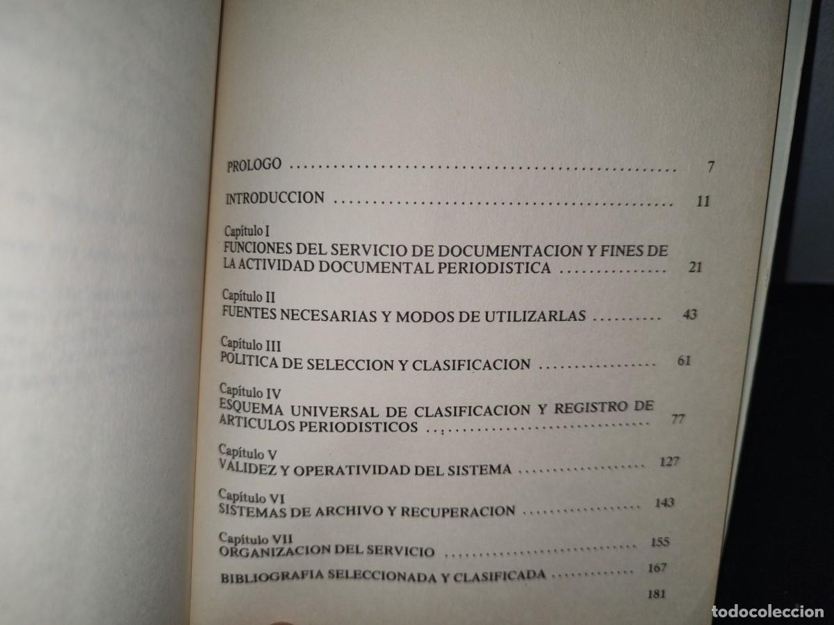 Libros de segunda mano: 30- EL SERVICIO DE DOCUMENTACI&Oacute;N DE PRENSA: FUNCIONES Y M&Eacute;TODOS - GABRIEL GALD&Oacute;N L&Oacute;PEZ - Foto 6