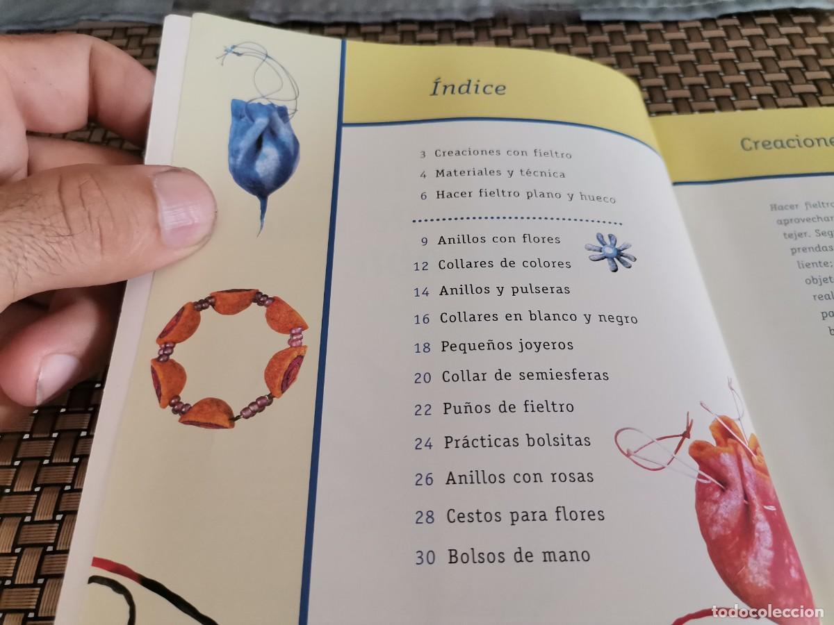 Libros de segunda mano: CREA CON PATRONES CREATIVAS IDEAS CON FIELTRO DE LANA MODELABLE - Foto 2