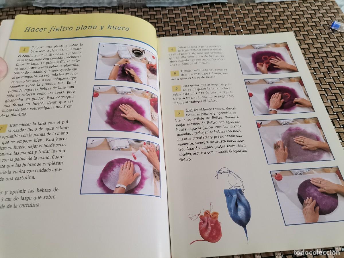 Libros de segunda mano: CREA CON PATRONES CREATIVAS IDEAS CON FIELTRO DE LANA MODELABLE - Foto 3