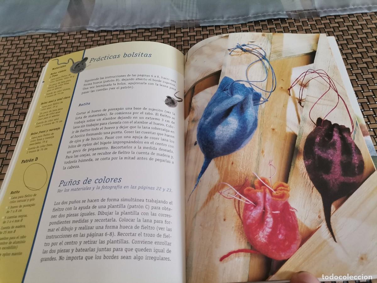 Libros de segunda mano: CREA CON PATRONES CREATIVAS IDEAS CON FIELTRO DE LANA MODELABLE - Foto 8