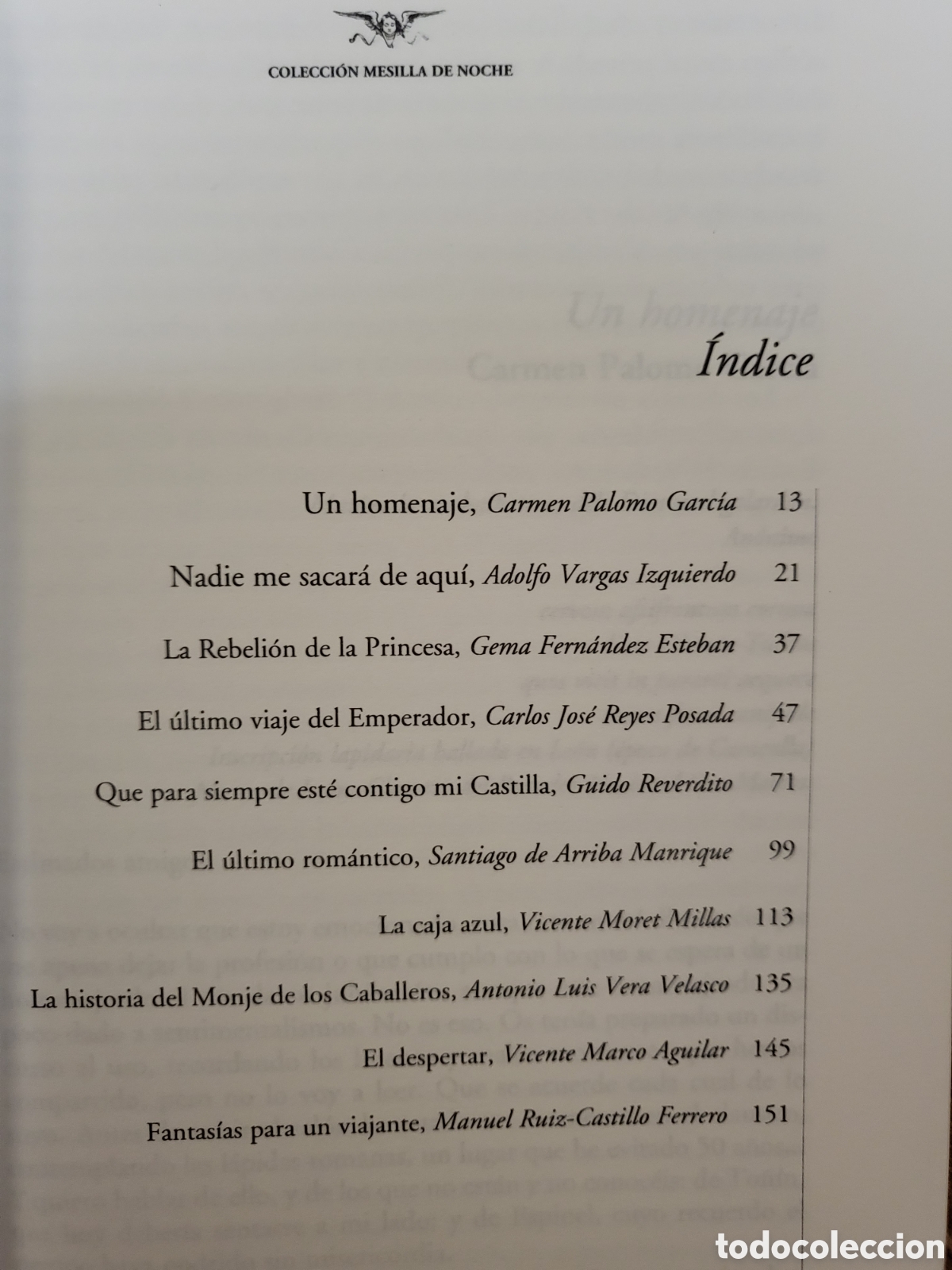 Libros de segunda mano: RELATOS PARADORES - COLECCI&Oacute;N MESILLA DE NOCHE - 2000 - Foto 2