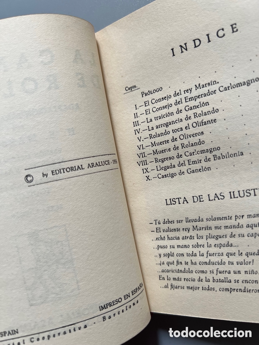 Libros de segunda mano: LA CANCI&Oacute;N DE ROLANDO, H. E. MARSHALL. Editorial Araluce, 1956 - Foto 4