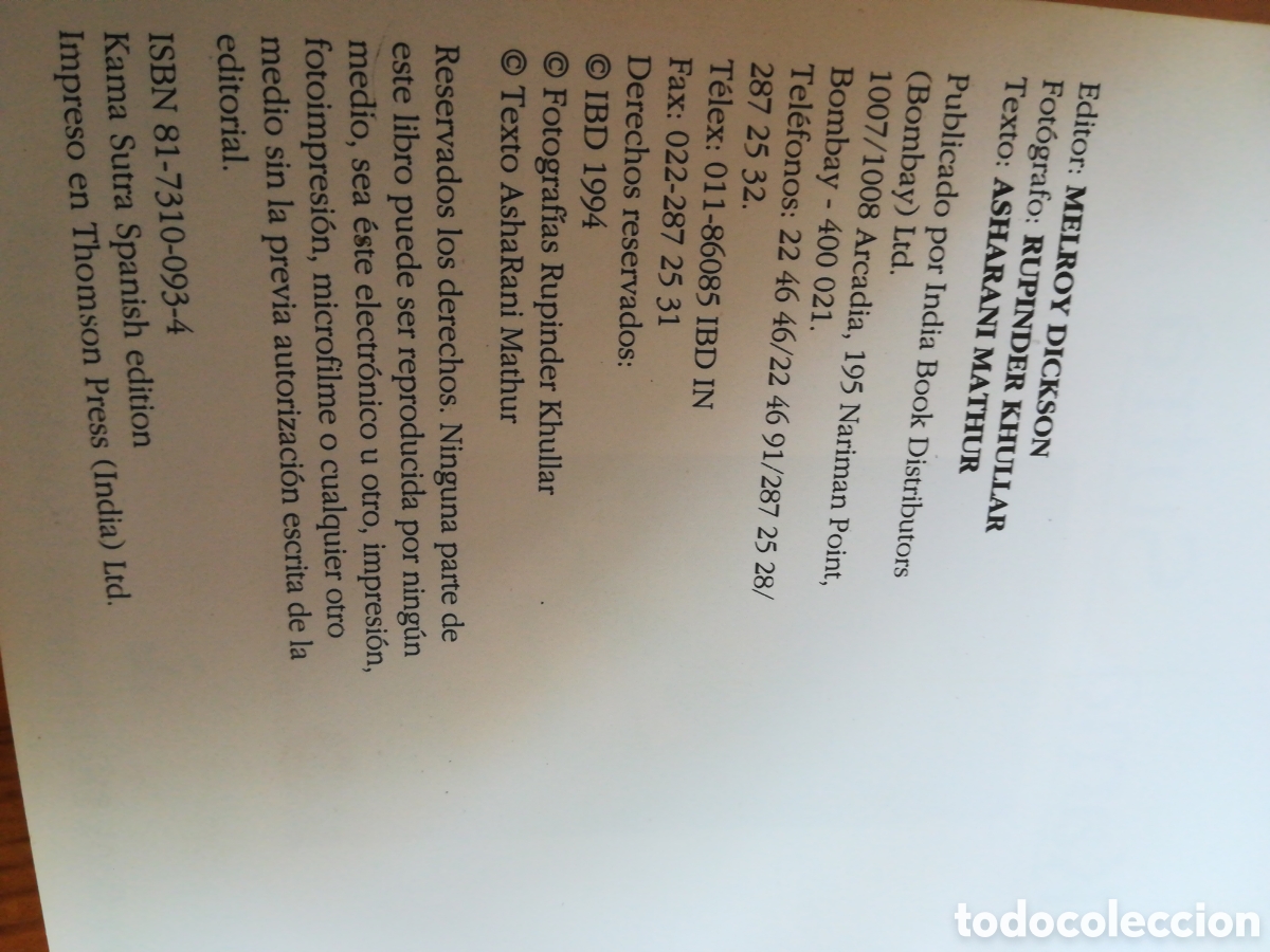 Libros de segunda mano: Kama Sutra - Heritage Series, Edicion en Espa&ntilde;ol 1994 - Foto 10