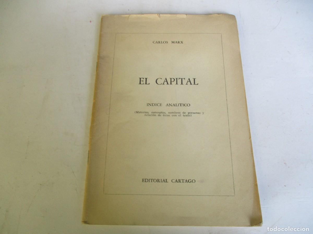 Libros de segunda mano: CARLOS MARX El capital W19939 - Foto 1