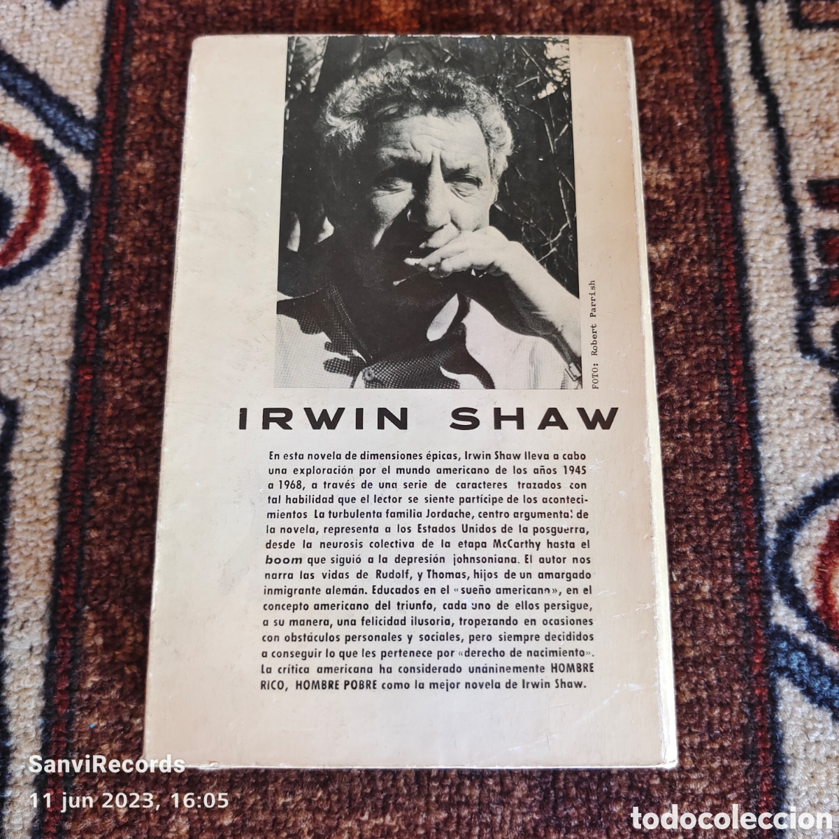 Libros de segunda mano: HOMBRE RICO, HOMBRE POBRE (IRWIN SHAW) - Foto 2