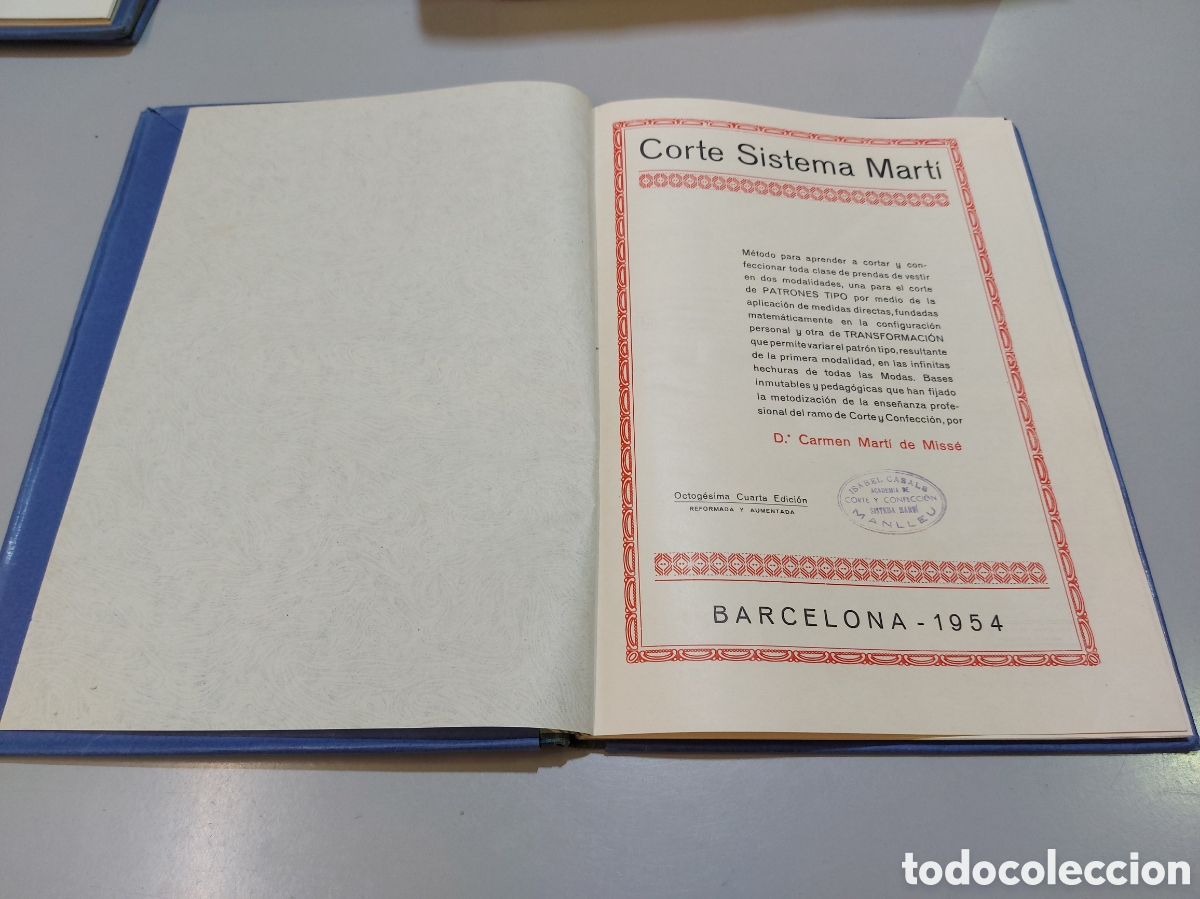 Libros de segunda mano: Libro corte sistema marti. Modisteria. 1954. - Foto 2