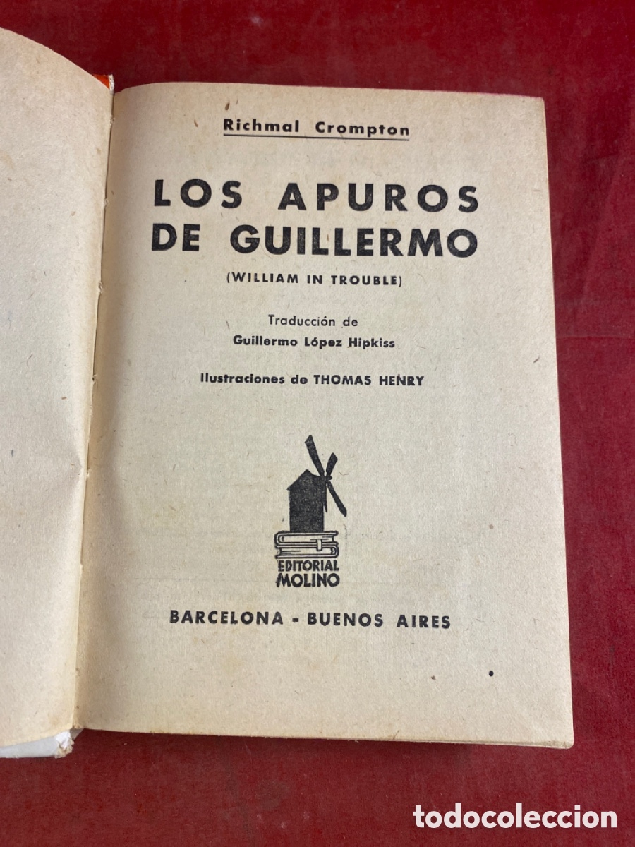 Libros de segunda mano: LOS APUROS DE GUILLERMO - Foto 2