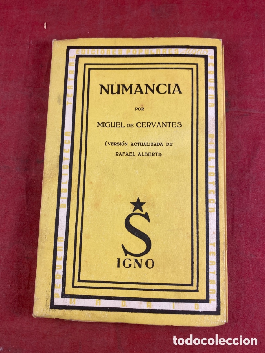 Libros de segunda mano: NUMANCIA POR MIGUEL DE CERVANTES - Foto 1