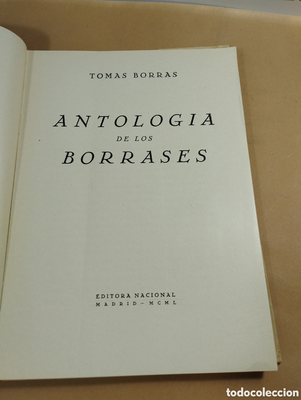 Libros de segunda mano: Antolog&iacute;a de los Borrases. Por Tomas Borras. - Foto 3