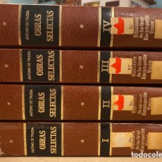Libros de segunda mano: ANTONIO DE TRUEBA OBRAS SELECTAS. 4 TOMOS (OBRA COMPLETA). EDITORIAL LA GRAN ENCICLOPEDIA VASCA