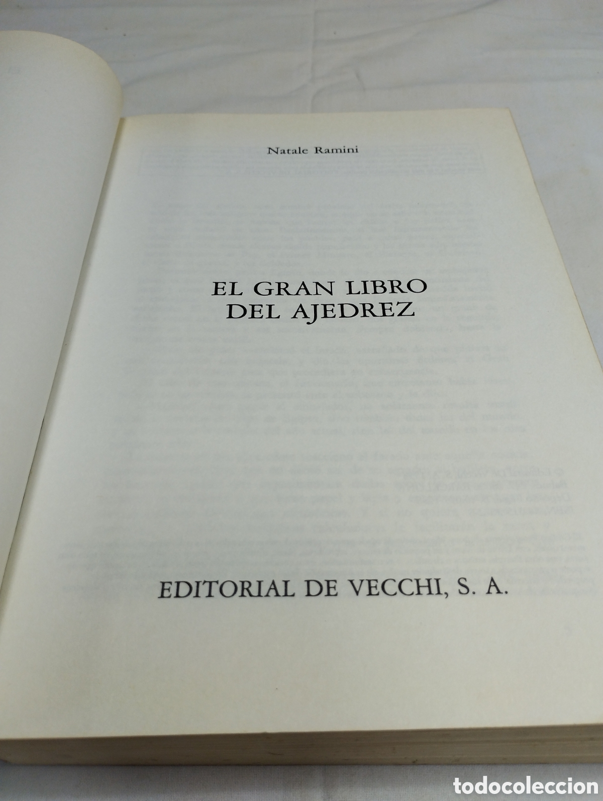 Libros de segunda mano: El gran libro del ajedrez. Natalie Ramini, 1998 KKB - Foto 3