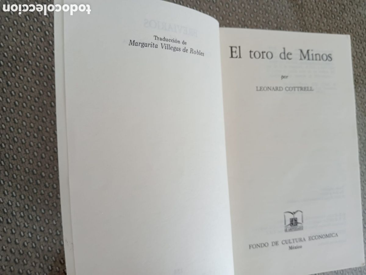 Libros de segunda mano: El Toro de Minos / Leonard Cottrell - Foto 2