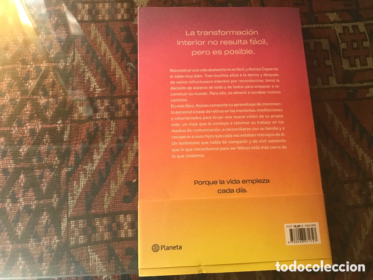 Libros de segunda mano: Empieza de cero. Alonso Caparros. Planeta. Como nuevo - Foto 3