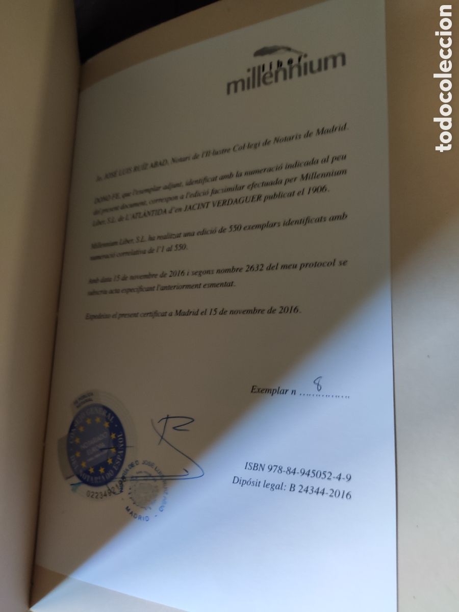 Libros de segunda mano: LATL&Agrave;NTIDA / CANIG&Oacute;. JACINT VERDAGUER. MILLENIUM LIBER. - Foto 9