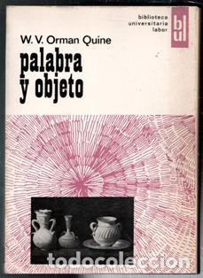 Libros de segunda mano: Palabra y objeto, W. V. Orman Quine - Foto 1