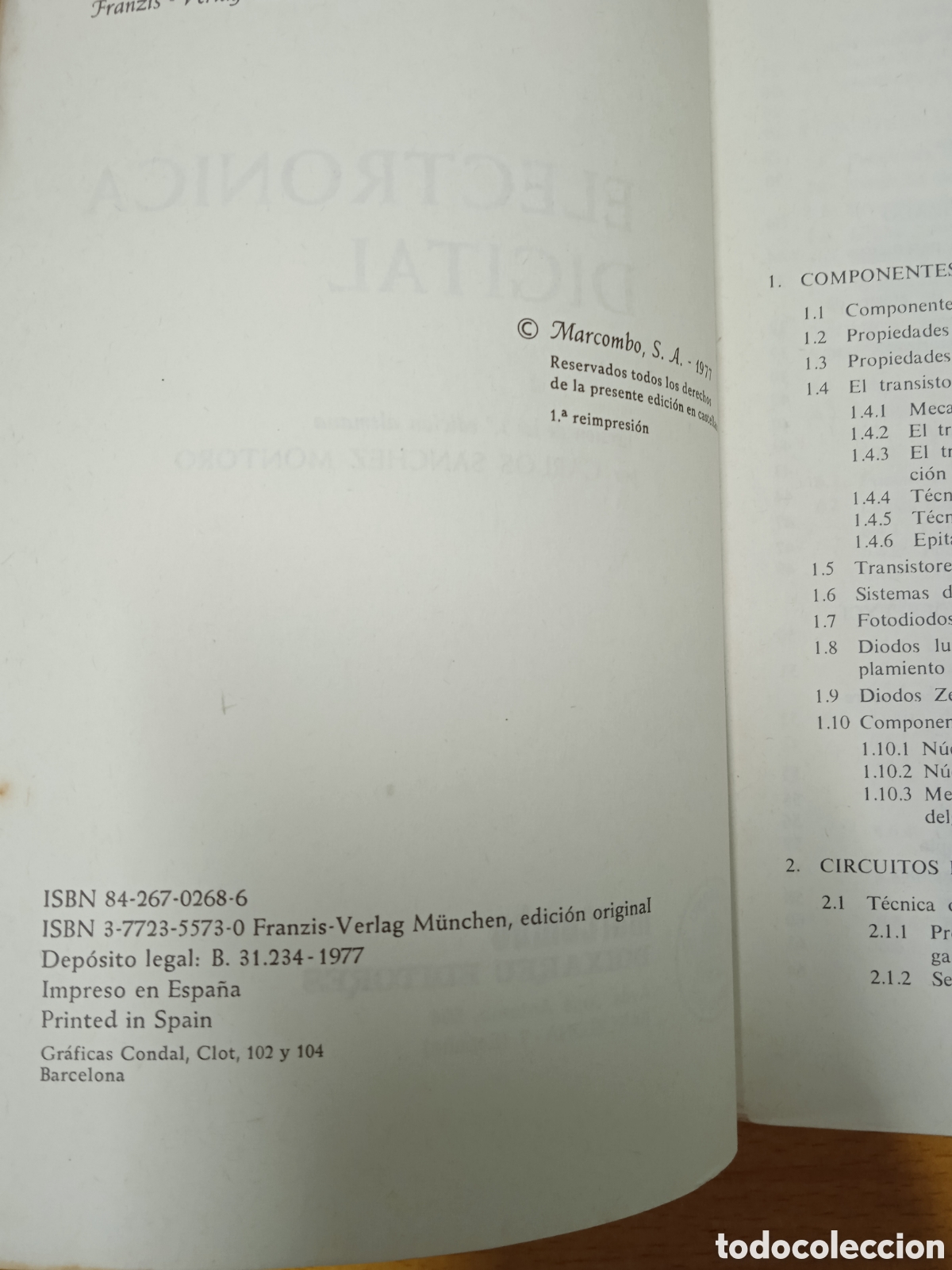 Libros de segunda mano: Electronica digital Gerhard Wolf - Foto 4