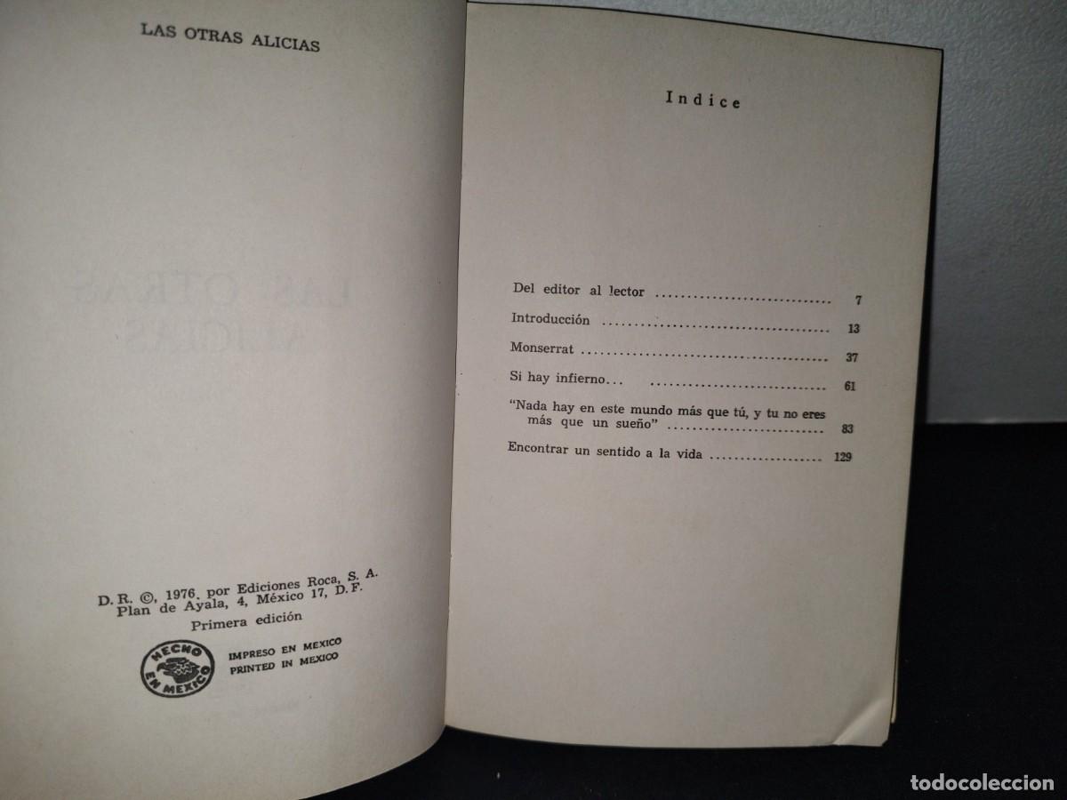 Libros de segunda mano: 172- LAS OTRAS ALICIAS - PRIMERA EDICI&Oacute;N 1976 - Foto 5