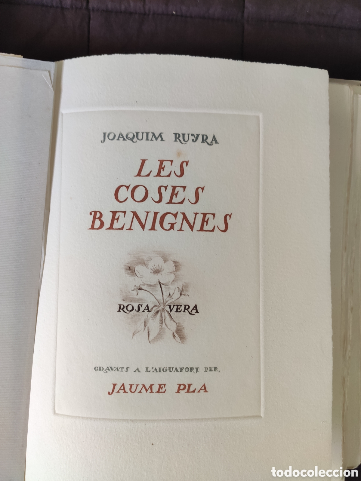 Libros de segunda mano: LES COSES BENIGNES. JOAQUIM RUYRA / JAUME PLA - Foto 4