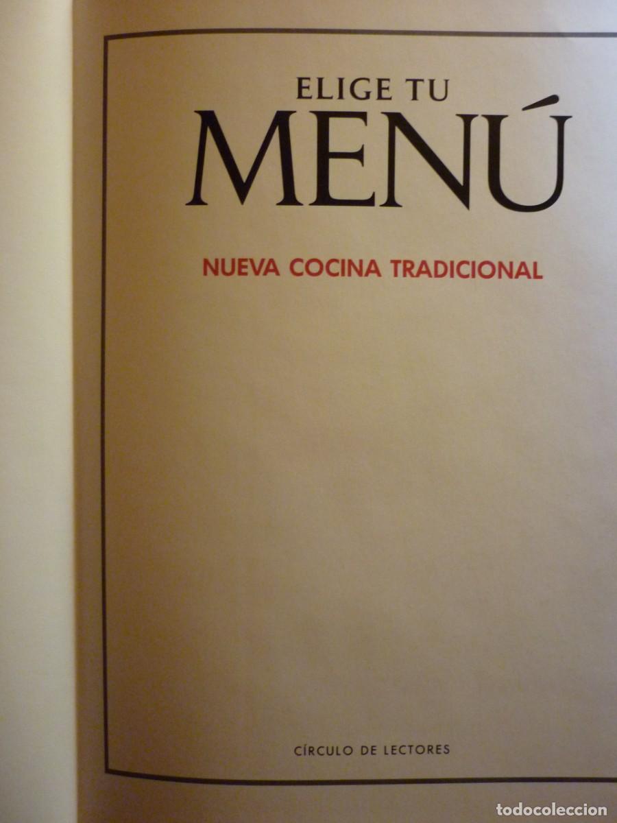 Libros de segunda mano: ELIGE TU MEN&Uacute;, ED. CIRCULO LECTORES, 9 TOMOS - Foto 9