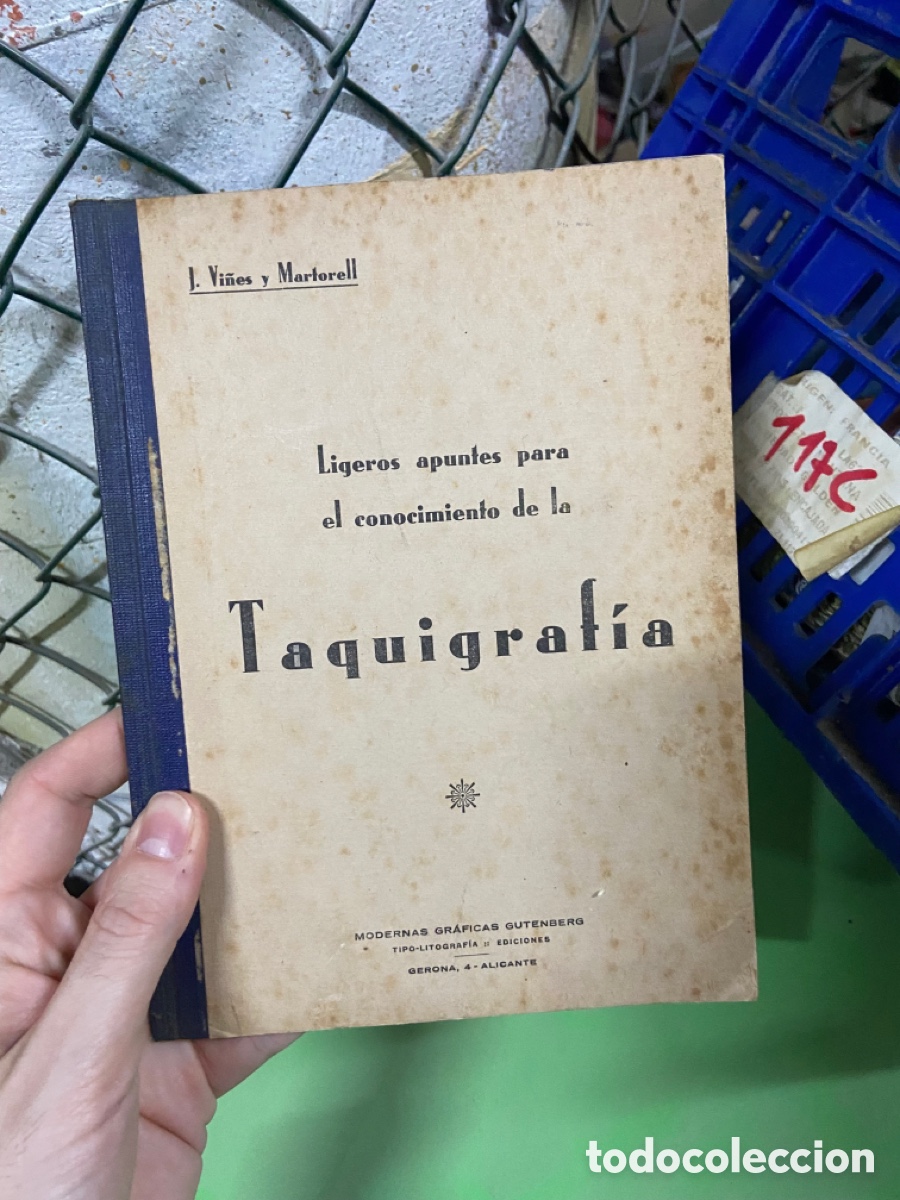 Libros de segunda mano: 117C Ligeros apuntes para el conocimiento de la Taquigraf&iacute;a 1933 1. Vines y Martorell (Alicante)