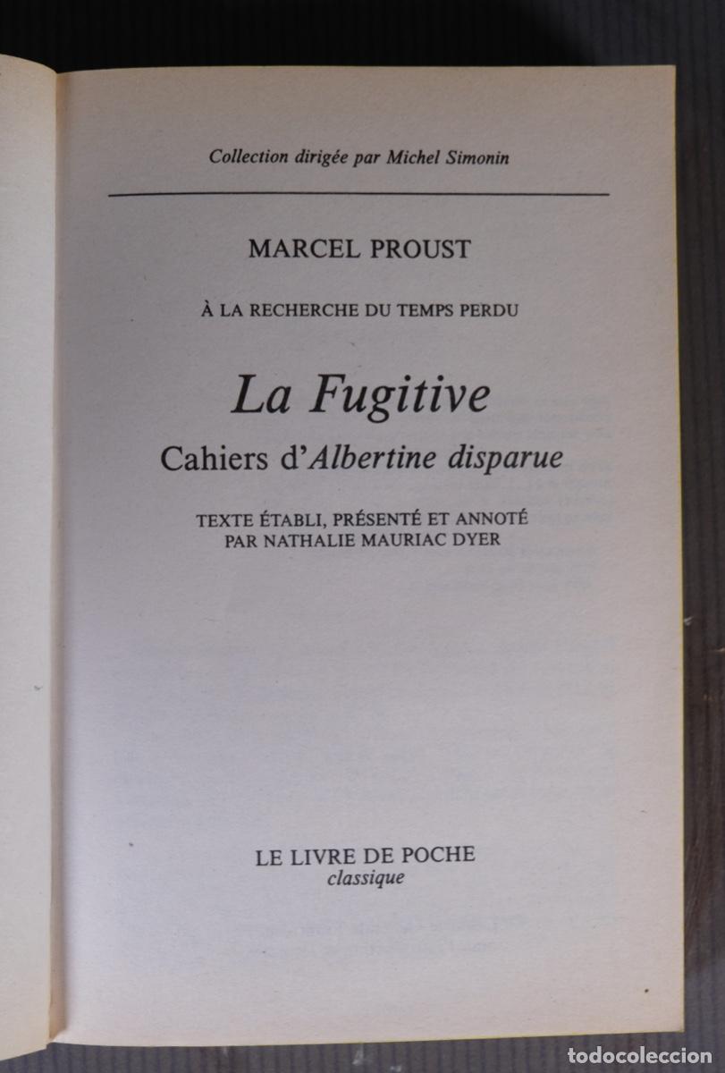 Libros de segunda mano: La Fugitive - Marcel Proust - Le Livre de Poche classique - Foto 5