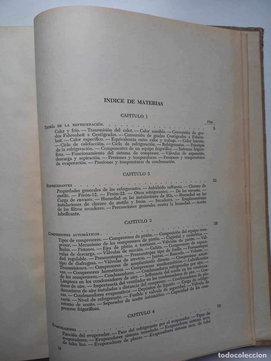 Libros de segunda mano: TRATADO PRACTICO DE REFRIGERACION AUTOMATICA. JOS&Eacute; ALARC&Oacute;N CREUS - Foto 5