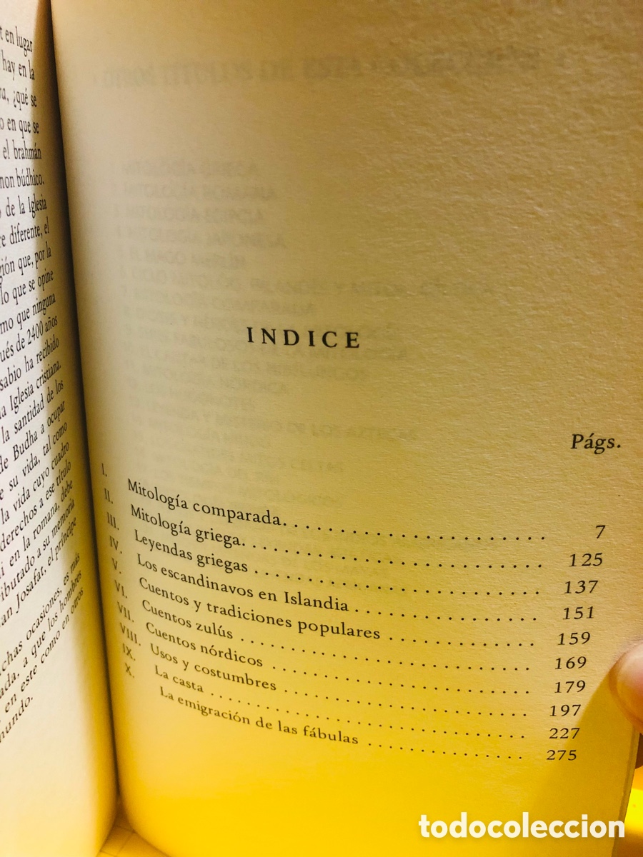 Libros de segunda mano: MITOLOGIA COMPARADA ● OLIMPO ● 1988 ● F. MAX MULLER - Foto 7