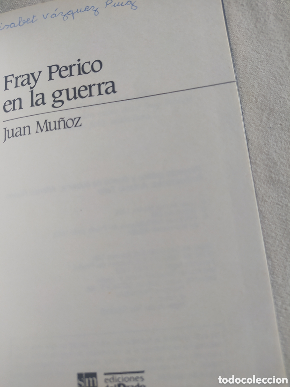 Libros de segunda mano: Fray perico en la guerra - Juan Mu&ntilde;oz Mart&iacute;n - Foto 3