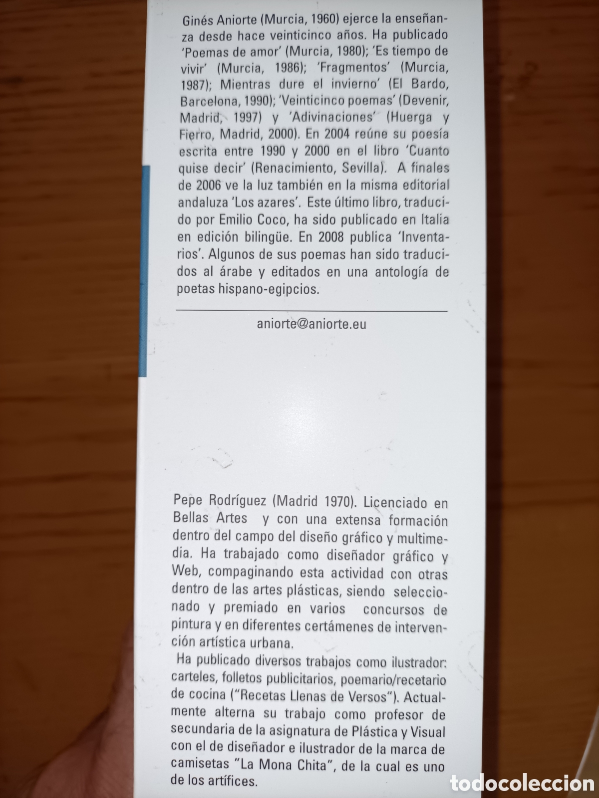 Libros de segunda mano: Pensar en verso. Gin&eacute;s aniorte. Pepe Rodr&iacute;guez - Foto 3