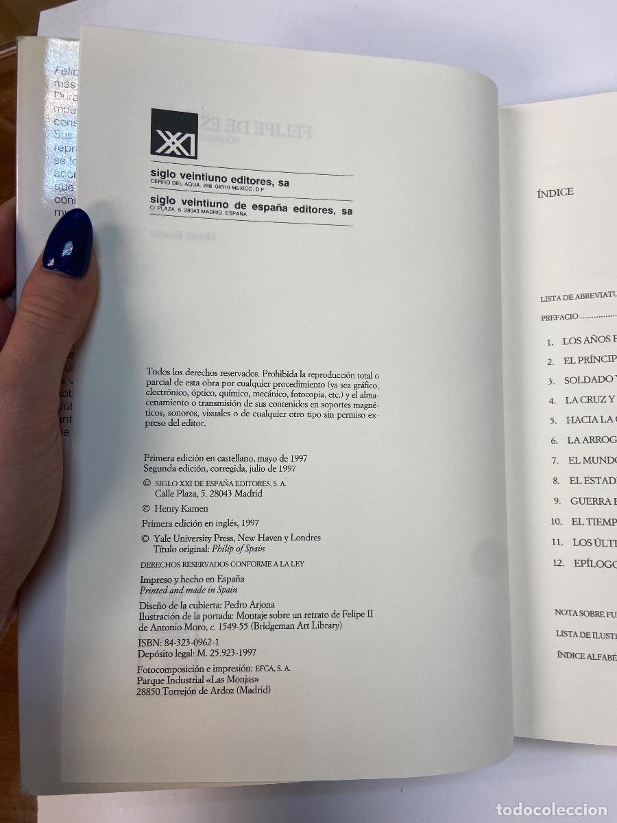 Libros de segunda mano: FELIPE DE ESPA&Ntilde;A - HENRY KAMEN 2&ordf; EDICI&Oacute;N - 1997 - Foto 2
