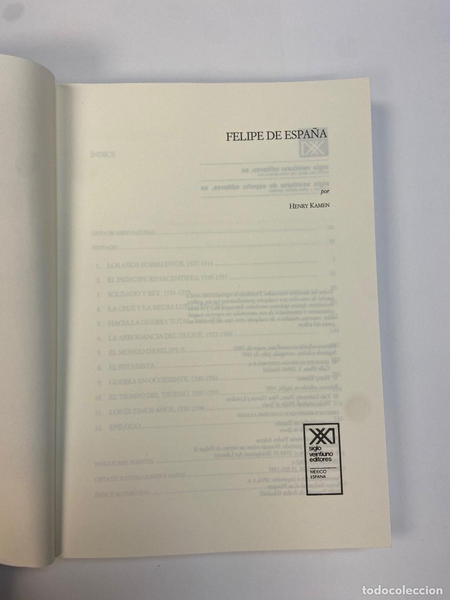 Libros de segunda mano: FELIPE DE ESPA&Ntilde;A - HENRY KAMEN 2&ordf; EDICI&Oacute;N - 1997 - Foto 7