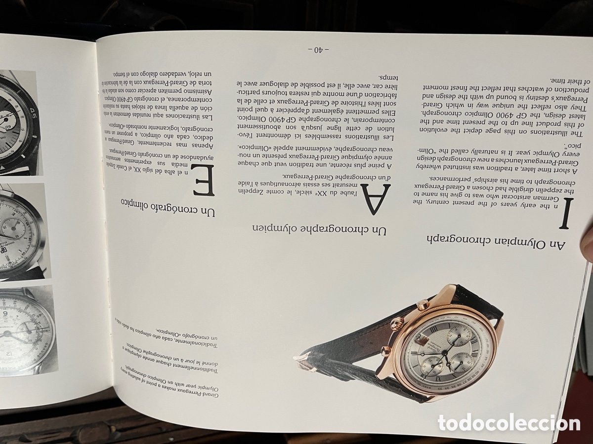 Libros de segunda mano: GIRARD - PERREGAUX.RELOJES HORLOGER PAR VOCATION. - Foto 5
