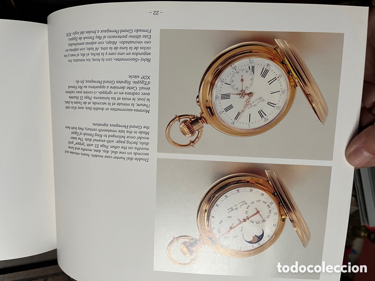 Libros de segunda mano: GIRARD - PERREGAUX.RELOJES HORLOGER PAR VOCATION. - Foto 6