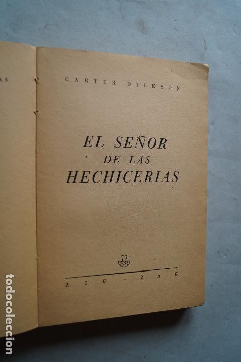 Libros de segunda mano: EL SE&Ntilde;OR DE LAS HECHICERIAS. CARTER DICKSON - Foto 3