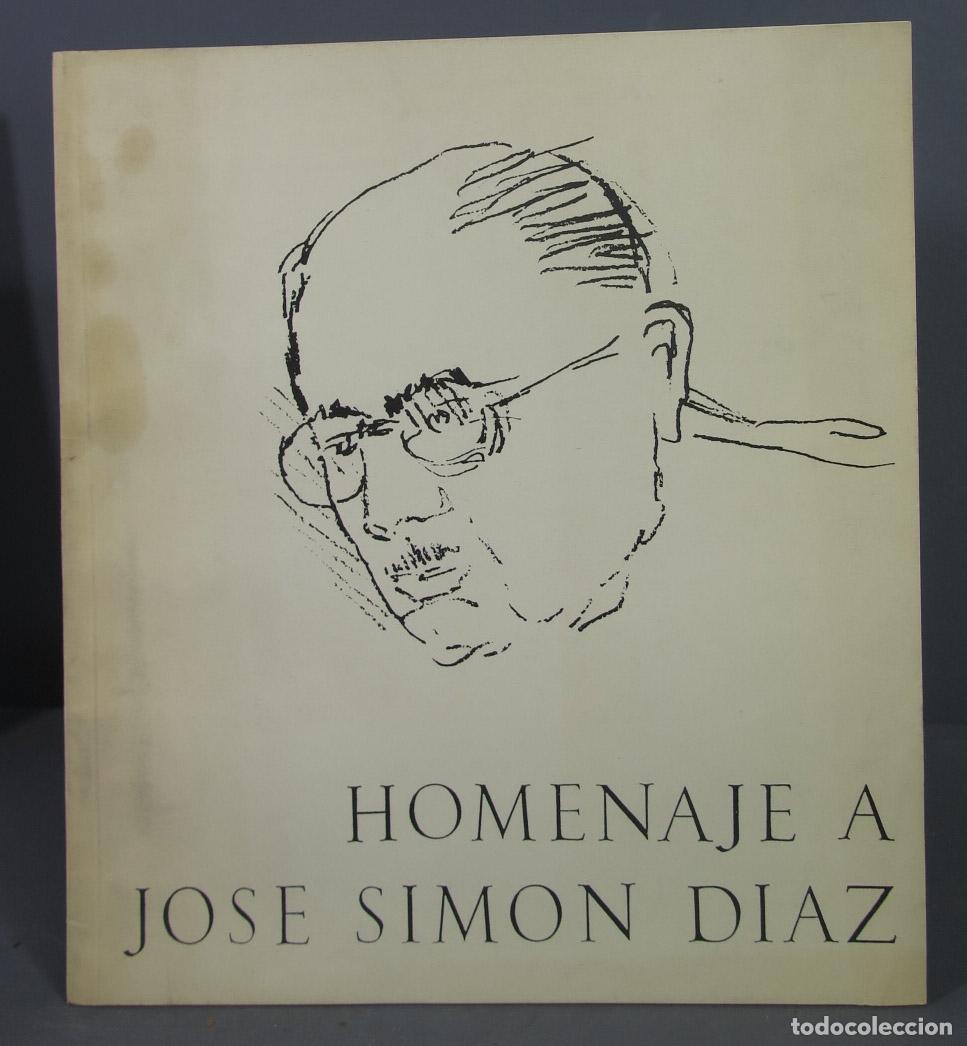 Libros de segunda mano: Homenaje a Jos&eacute; Sim&oacute;n D&iacute;az. Separata - Foto 1