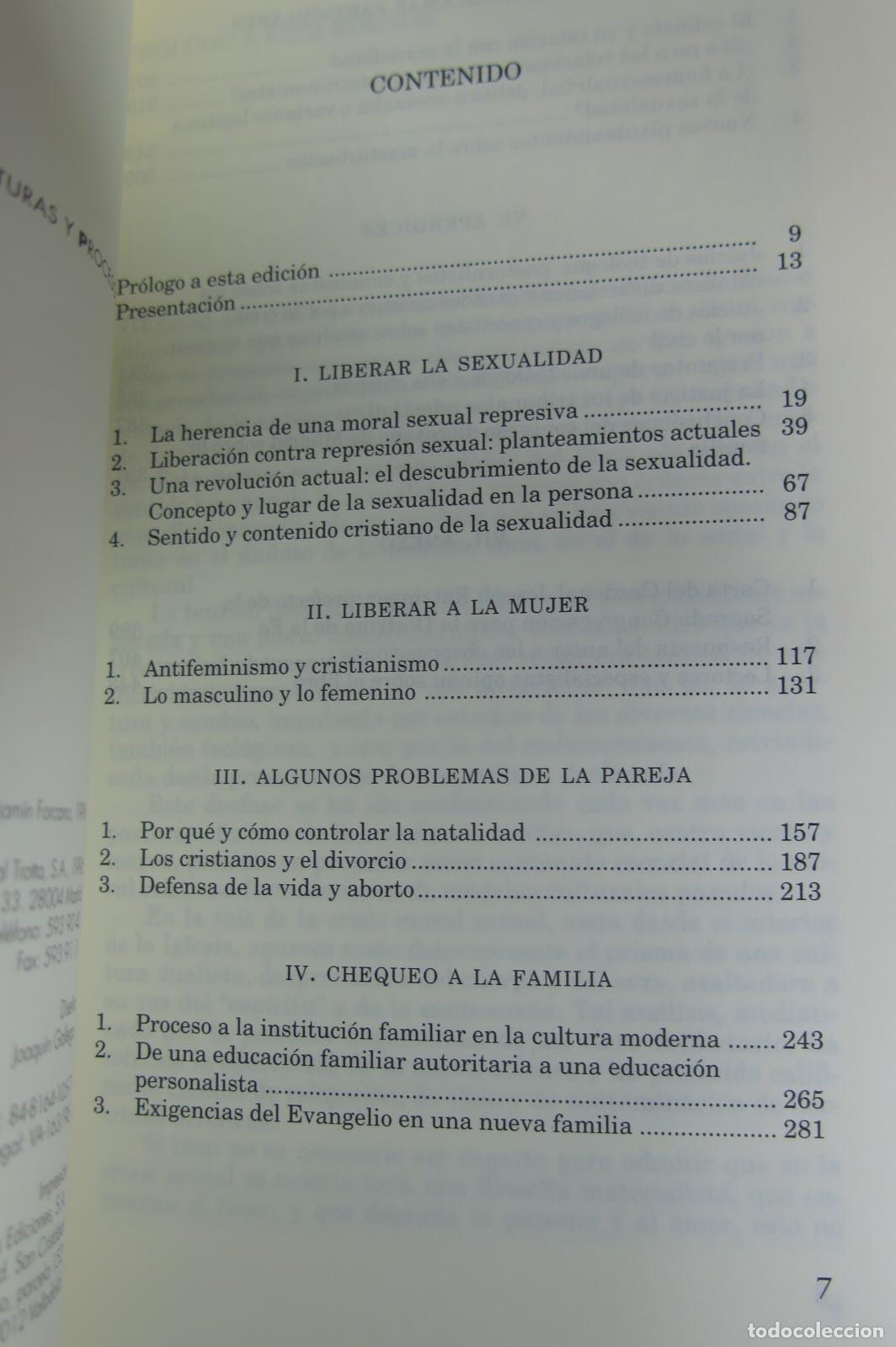 Libros de segunda mano: Nueva &eacute;tica sexual. Benjam&iacute;n Forcano - Foto 2
