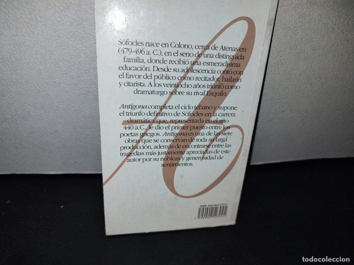 Libros de segunda mano: 164- ANT&Iacute;GONA. S&Oacute;FOCLES - Foto 3