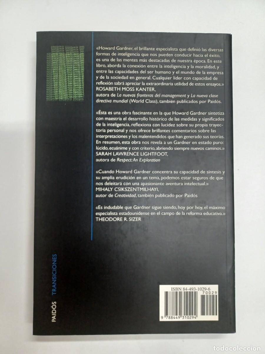 Libros de segunda mano: GARDNER, HOWARD. LA INTELIGENCIA REFORMULADA. LAS INTELIGENCIAS MU - Foto 2
