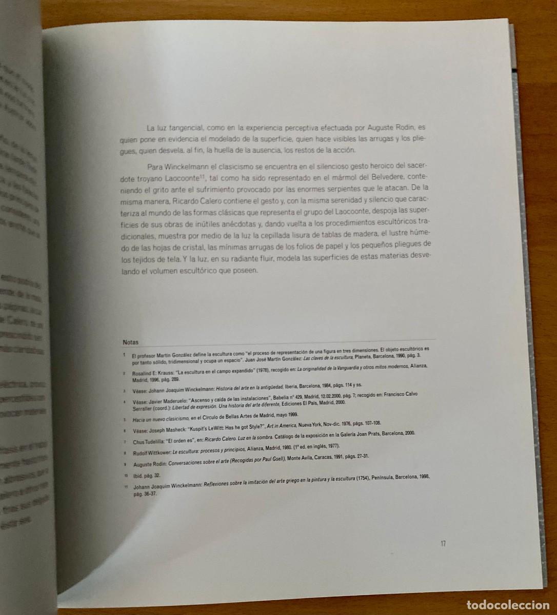 Libros de segunda mano: Ricardo Calero. Escultura, siempre - Foto 3