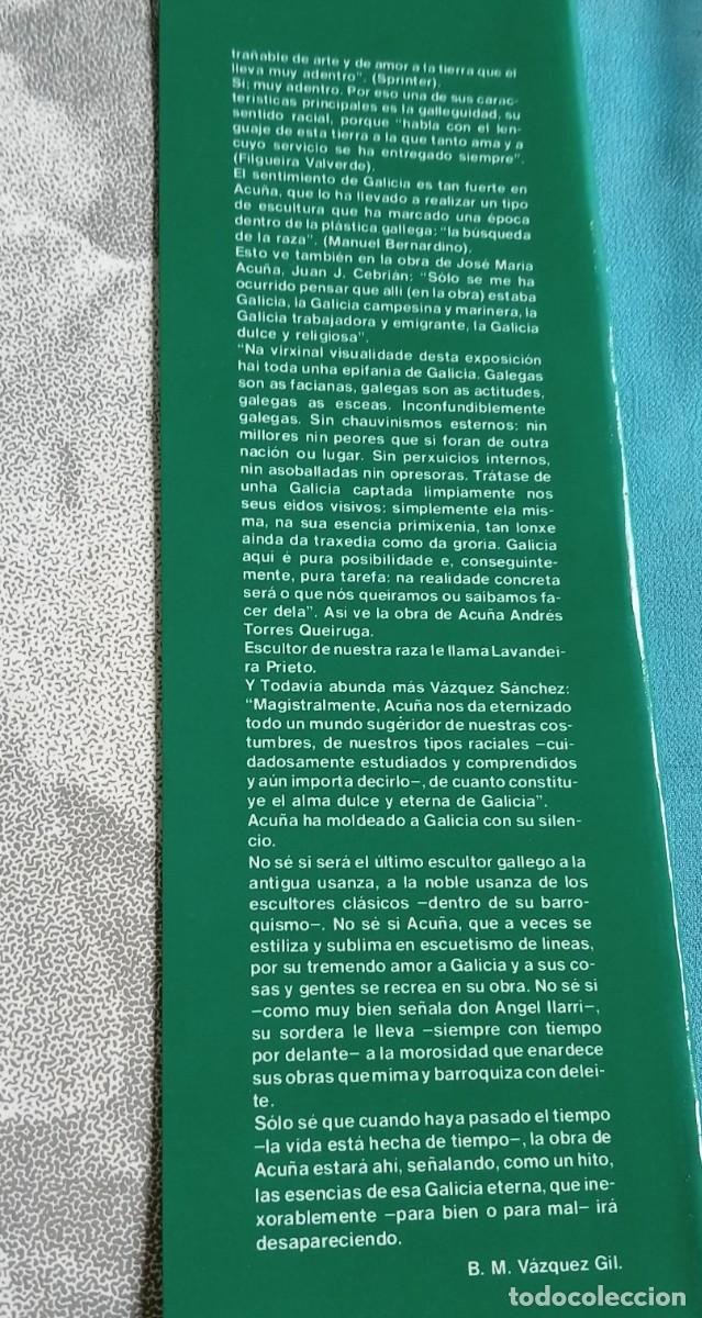 Libros de segunda mano: ESCULTOR ACU&Ntilde;A, - Foto 5