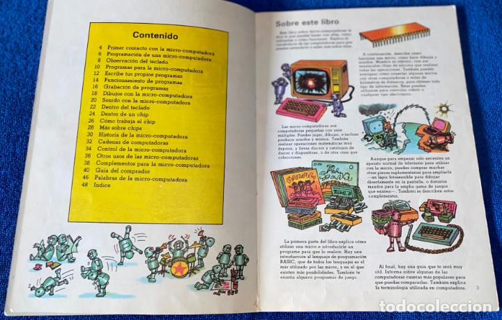 Libros de segunda mano: Micro Computadoras - Colecci&oacute;n Electr&oacute;nica - Plesa - Ediciones SM (1983) - Foto 3