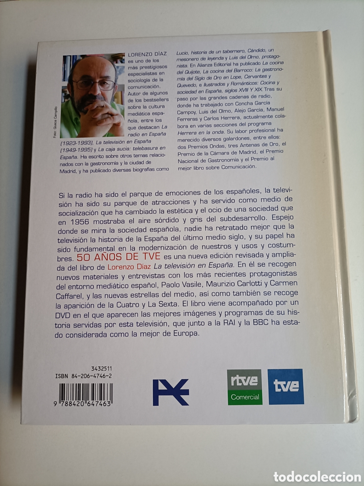 Libros de segunda mano: Lorenzo D&iacute;az .50 a&ntilde;os de TVE - Foto 5