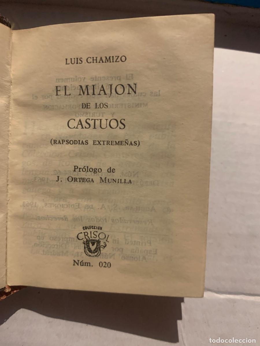 Libros de segunda mano: El miajon de los castuos, Luis Chamizo, Ed. Aguilar - Foto 2