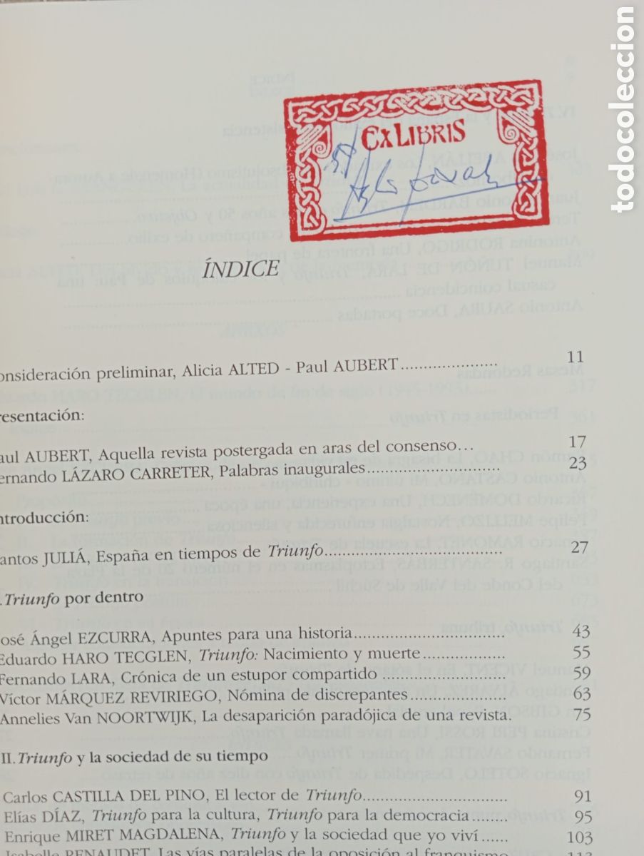 Libros de segunda mano: Triunfo en su &eacute;poca / Alicia ALTED y Paul AUBERT.&nbsp; - Foto 3