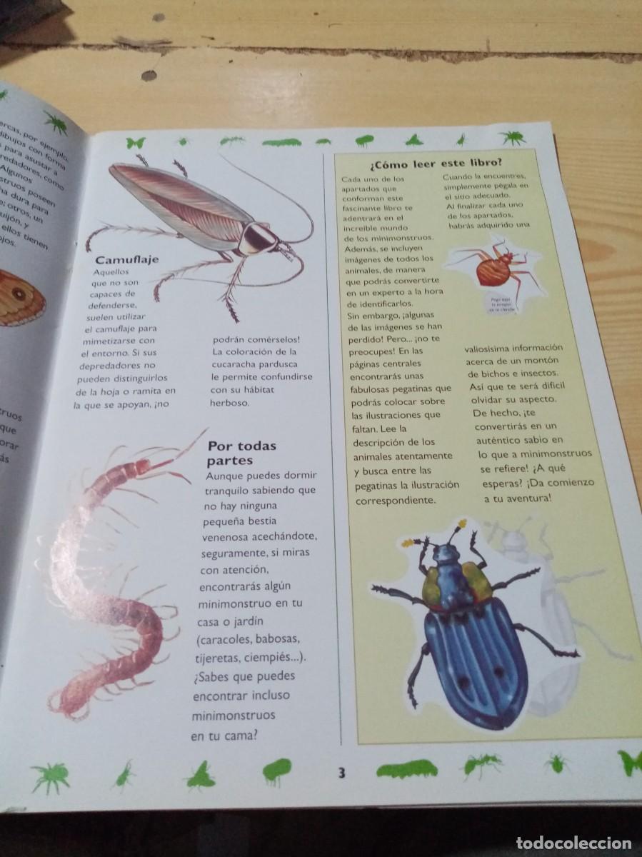 Libros de segunda mano: PEGAT&Aacute;STICOS. MINI MONSTRUOS. LIBRO DE PEGATINAS. SUSAETA. EST4B4 - Foto 2