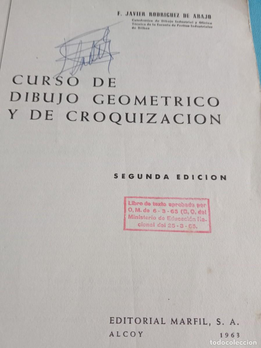 Libros de segunda mano: CURSO DE DIBUJO GEOMETRICO Y DE CROQUIZACI&Oacute;N, - Foto 4