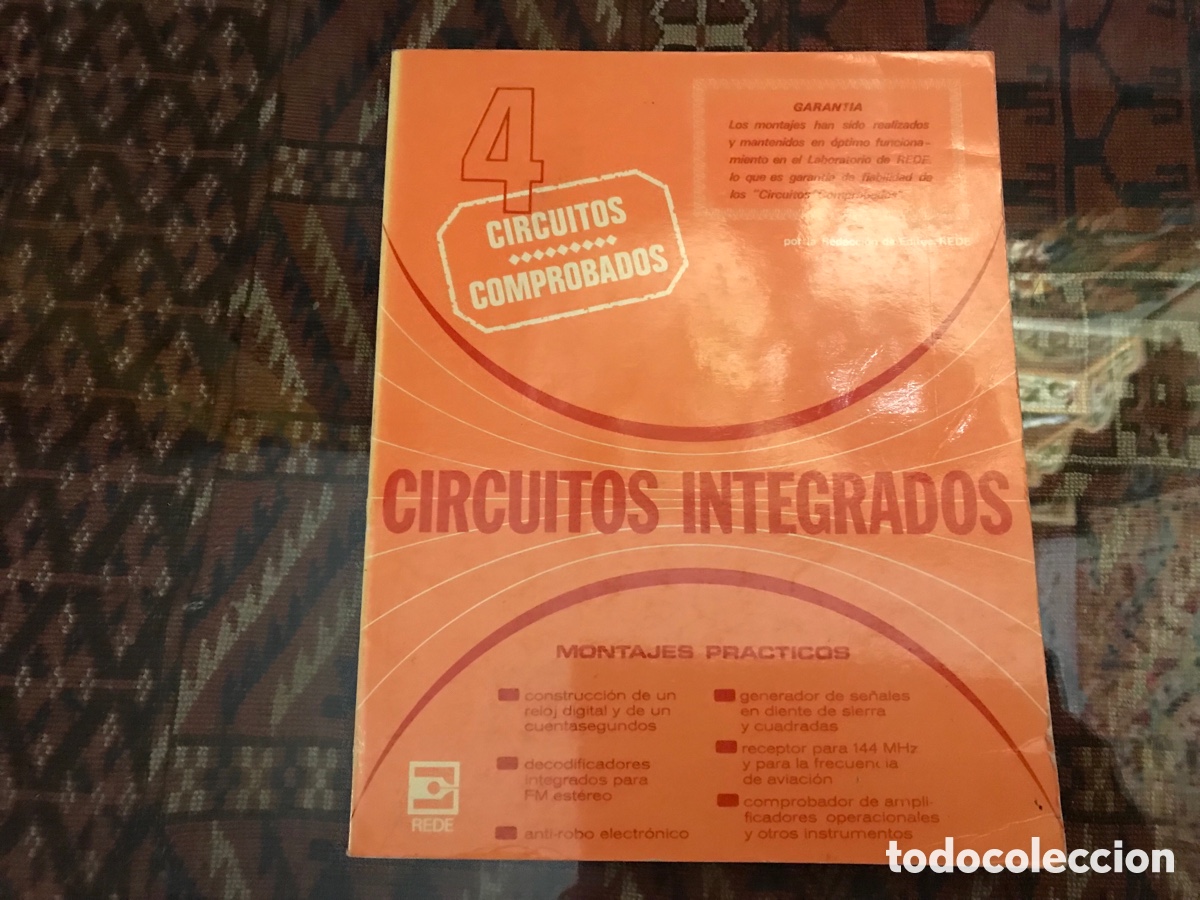 Libros de segunda mano: Circuitos integrados 4. Circuitos comprobados. REDE. Dif&iacute;cil - Foto 1