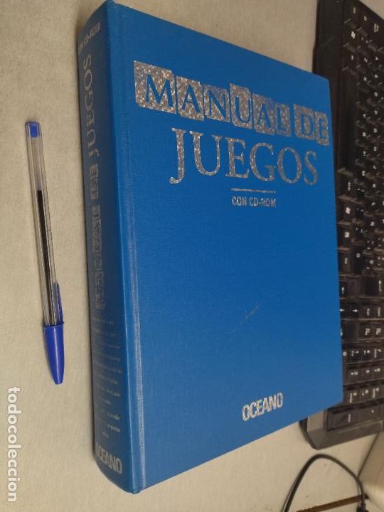 Libros de segunda mano: MANUAL DE JUEGOS / EDITORIAL OC&Eacute;ANO 2007 (NO CONSERVA CD-ROM) - Foto 1