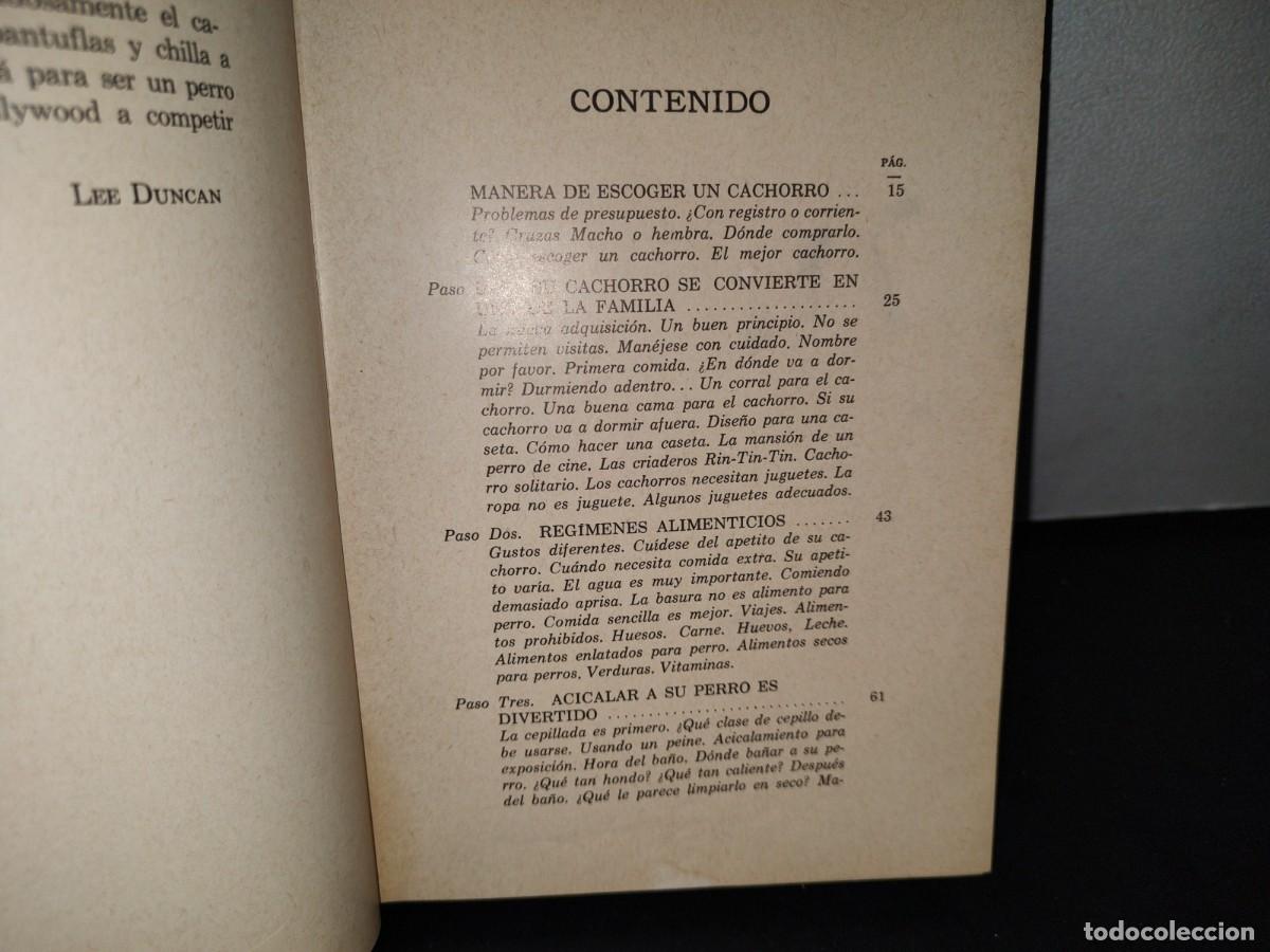 Libros de segunda mano: 19- CUIDADO Y EDUCACI&Oacute;N DEL PERRO - LEE DUNCAN - 1960 - Foto 6