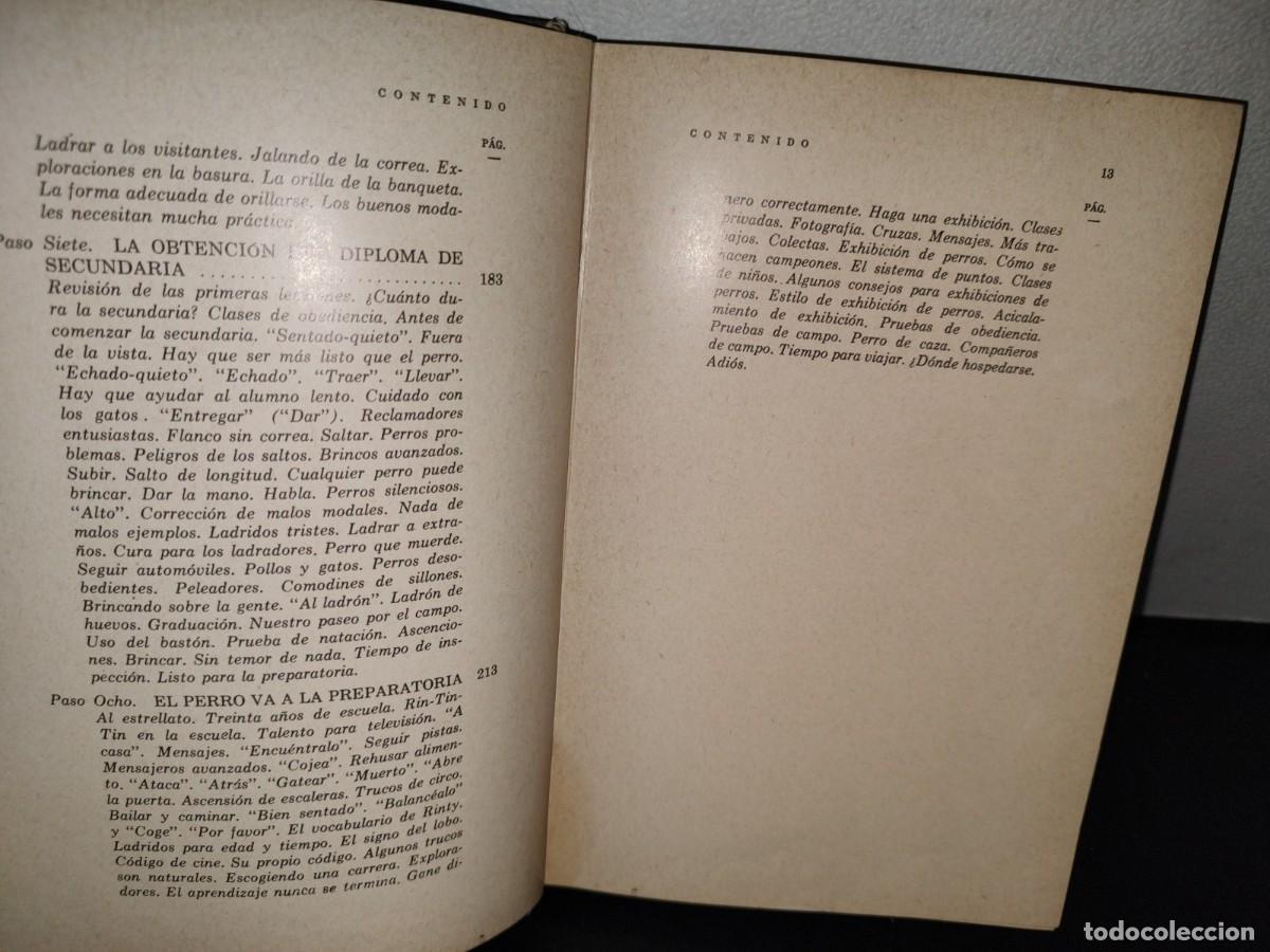 Libros de segunda mano: 19- CUIDADO Y EDUCACI&Oacute;N DEL PERRO - LEE DUNCAN - 1960 - Foto 8